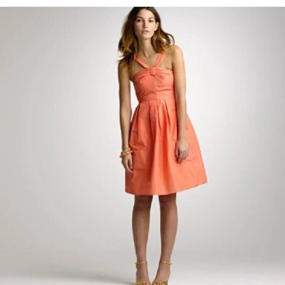 J Crew 100% silk‎ sangle taffeta special occasion dress size 4